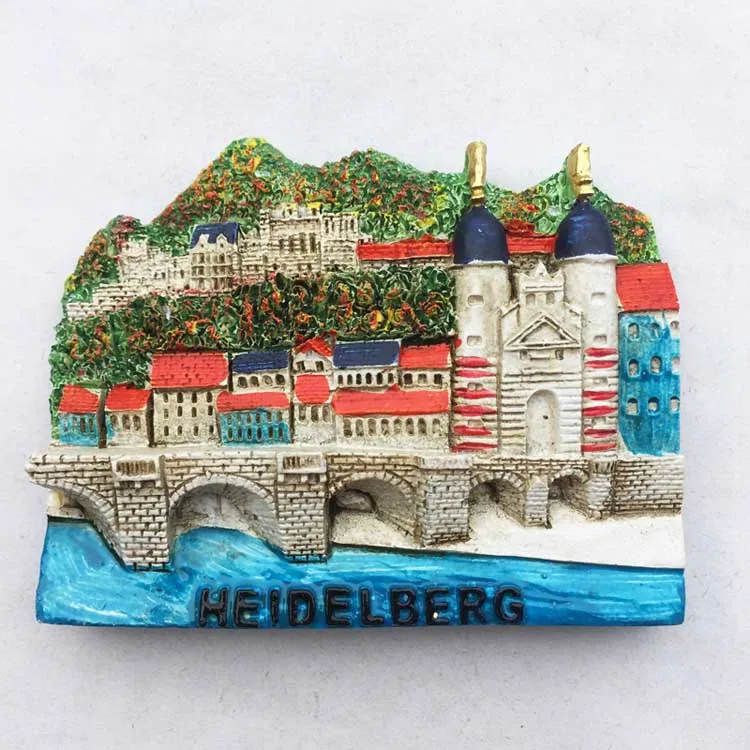 QIQIPP Германия Хайделберг атракция в туристически сувенир магнит стикер магнит за хладилник