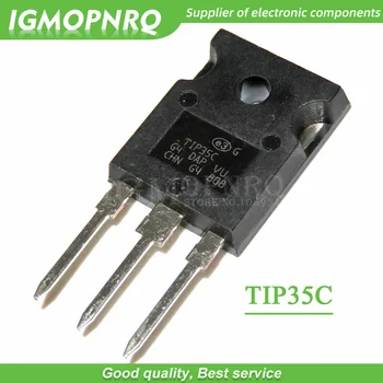 10 Бр. TIP35C TIP35 TO-247 100 В/25A/125 W NPN транзистор нов оригинален