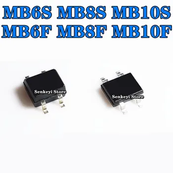 10шт MB6S MB8S MB10S ултратънък выпрямительный мостово стека MB6F MB8F MB10F MB-F SMD SOP4