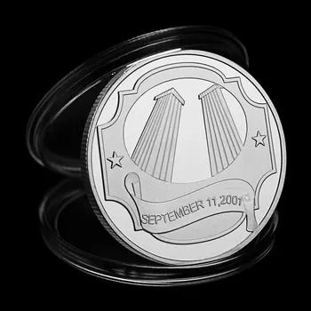 11 Септември Терористични актове Сувенир Подарък Винаги Помнете са подбрани Позлатена Монета Американски Герои Възпоменателна Монета