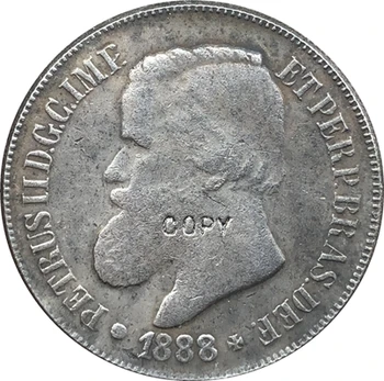 1888 Бразилия 500 Реала КОПИЕ монети
