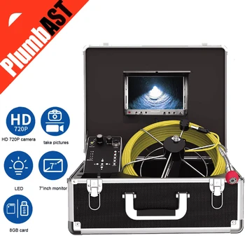 23 мм 17 мм и 1080 P водоустойчив промишлен ендоскоп подводна видео система проверка на стените на Канализационната тръба Камера в комплект с IPS монитор