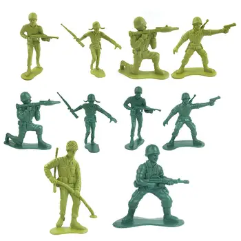 6ШТ Мини Моделиране на Военна Армия Войници Фигурки Модел Детска Играчка, Подарък