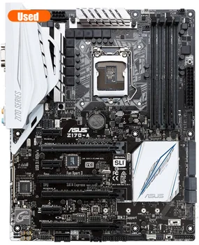 Asus Z170-A Десктоп дънна платка Z170 Socket LGA 1151 i7 i5 i3 DDR4 64G SATA3 USB3.0 ATX Анализира