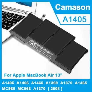 Camason A1405 Батерия за лаптоп Apple MacBook Air 13 инча, батерия за лаптоп A1369 A1466 MC965 MC966 A1369 A1370 A1465 A1466