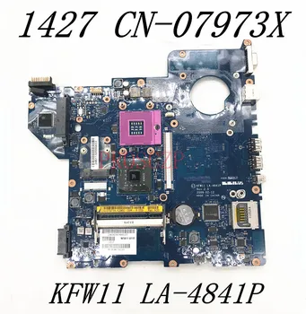 CN-07973X 07973X 7973X висок клас дънна Платка ЗА лаптоп DELL Inspiron 1427 дънна Платка KFW11 LA-4841P PM45 DDR3 100% Напълно тестван