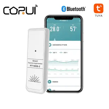 CORUI Sasha Мини Термометър, Влагомер Bluetooth Електронен машина за висока точност с Приложение за Дистанционно Управление температурен Сензор за Влага