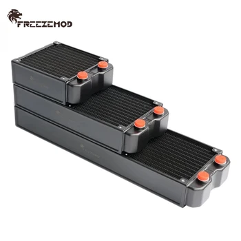 FREEZEMOD Радиатор за водно охлаждане Алуминиев 120/240/360 PC Радиатор радиатор с дебелина 45 мм, Съвместим със 120 Вентилатори
