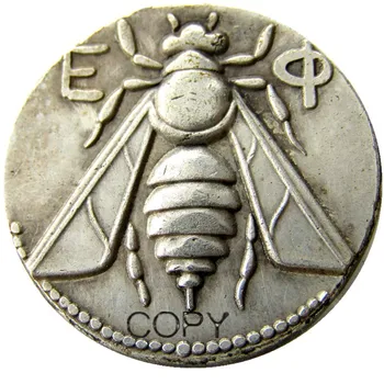 G(45) ИОНИЯ. Ефес. Ок. 350-340 г. пр. хр сребърно покритие копирни монета