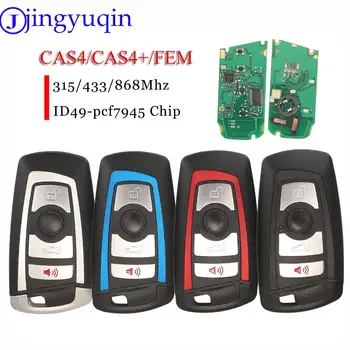 jingyuqin 315/433/868 Mhz PCF7945 Умно Дистанционно ключ и Без ключ за BMW F 3 5 7 серия, X5 X6 F20 F22 F30 CAS4 CAS4 + МКЕ