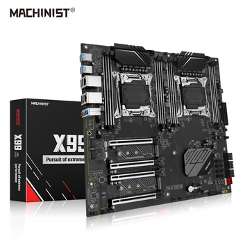 MACHINIST X99 с два процесора процесор дънна Платка LGA 2011-3 Поддръжка на Intel Xeon E5 V3 и V4 DDR4 Оперативна памет Vosmiryadnaya X99 D8 МАКС