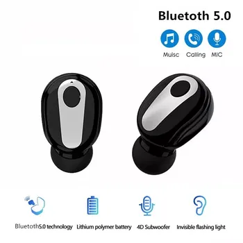 S9 Mini 5,0 Bluetooth Слушалки Спортна Детска Слушалки с Микрофон Безжични слушалки Хендсфри Стерео Слушалки За Всички Телефони Xiaomi