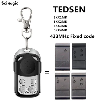 TEDSEN SKX1MD SKX2MD Дистанционно Управление на Врата Гаражни врати TEDSEN 433,92 Mhz Предавател Ключодържател Екип
