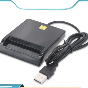 USB четец за смарт карти за банкови карти IC/ ID EMV Card Reader за Windows 7 8 10 Linux OS USB CCID ISO 7816 за банковата данъчна декларация