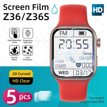 Z36S Смарт часовници Защитно фолио за екрана Z36 Smartwatch Гидрогелевая Защитно фолио Серия 7 Защитно фолио За екрана PK SW18 SW17 T900 PRO MAX