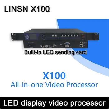 Видеопроцессор с led дисплей LINSN-X100, вградени функции, карти на изпращане на led дисплея (TS802D), синхронизирани скоростна изпращане на led дисплея,
