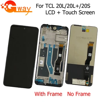 За Дисплея на TCL 20L + LCD дисплей T775H T775B Дисплей Със сензорен екран Дигитайзер За TCL 20L 20 Lite T774H T774B LCD дисплей TCL 20S T773H T773O LCD дисплей