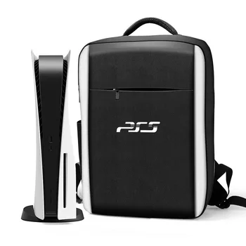 За Конзола PS5 Чанта За Съхранение на Противоударная Чанта На Рамото За Пътуване На Открито Лаптоп Раница За Лаптоп с Голям Капацитет на Пакет Бизнес