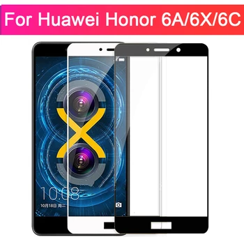 Защитно Стъкло За Huawei Honor 6a a6 6x x6 6c c6 Gr5 Калъф, изработени от закалено стъкло на Huavei Huwei Huawey Huawe 6 A X C 6 Филм 9H