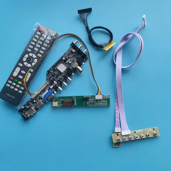 Комплект за B154EW02 v.1 3363 DVB-T USB HDMI-съвместим ТЕЛЕВИЗОР такса контролер 30pin DVB-C LCD дисплей 1 CCFL НА 15.4 