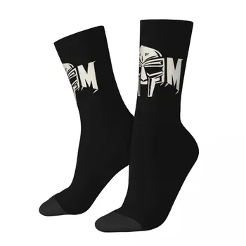 Луд Дизайн Madvillain Mf Doom Madlib Баскетболни Чорапи Полиестер Дълги Чорапи за Унисекс