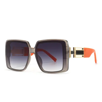 Луксозни Маркови Дизайнерски Слънчеви Очила Женски Мъжки Модни Реколта Квадратни Слънчеви Очила С Големи Рамки За Пътуване Шофиране ins Очила с UV400 Gafas