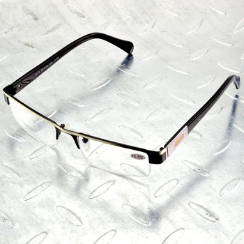 Мъжки слънчеви Очила За Четене От Титанова Сплав от не-сферична Форма +0.75 +1 +1.5 +1.75 +2 Поляризирани фотохромичните прогресивни лещи с покритие до +6