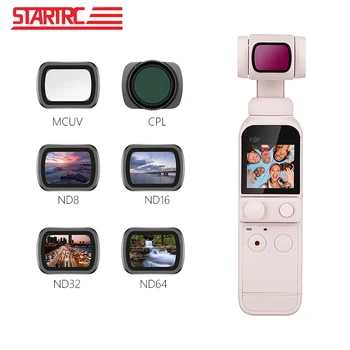 Набор от филтри STARTRC DJI Pocket 2 ND8/16/32/64 PL CPL Професионални UV Филтър ND С Регулируем Джоб Osmo 2 Аксесоари за Обектива на Камерата