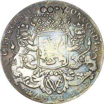 Нидерландская Източна Индия Ducaton 1740 Мед със сребърно покритие Копирни Монети Високо качество на Поддръжка на Едро по поръчка На Различни цветове