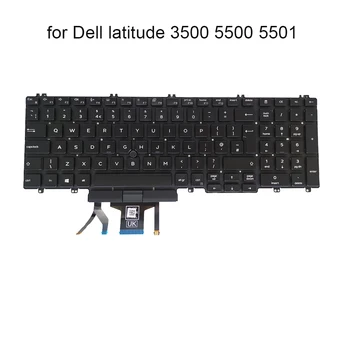 Нов Великобритания GB лаптоп клавиатура с подсветка за Dell Latitude 3500 5500 5501 Точността на 3540 3541 3500 3501 0V35F8 V35F8 клавиатура светлина