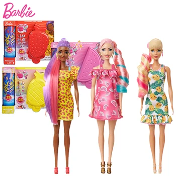 Оригиналните Кукли Барби Color Reveal с Изненада, Замачивающаяся Кукла Принцеса за Момичета, Супер Пузырьковый Подаръчен Комплект, Релаксиращи Играчки за Момичета
