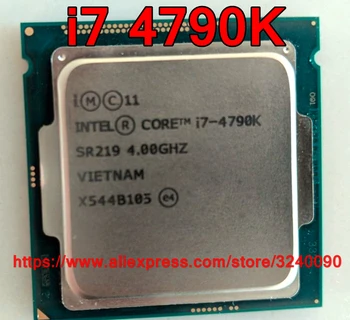 Оригиналния cpu Intel CORE i7 4790K Процесор На 4.00 Ghz, 8 М Четириядрен процесор i7-4790K Гнездо 1150 Безплатна доставка бърза доставка