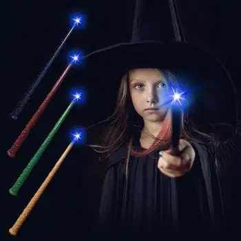 Осветите Магическа Пръчка Вещици и Магическа Пръчка Подпори, Осветителна Пръчка Със Звук и Светлина Аксесоар За Костюм на Партито За Хелоуин