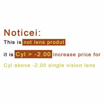 Това не може да бъде поръчате сам, се използва за увеличаване на обектива CYL по-горе -200 single vision